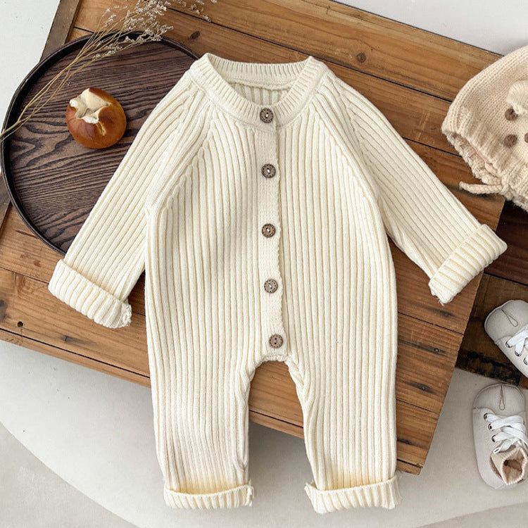 Snuggle Knit Baby Romper