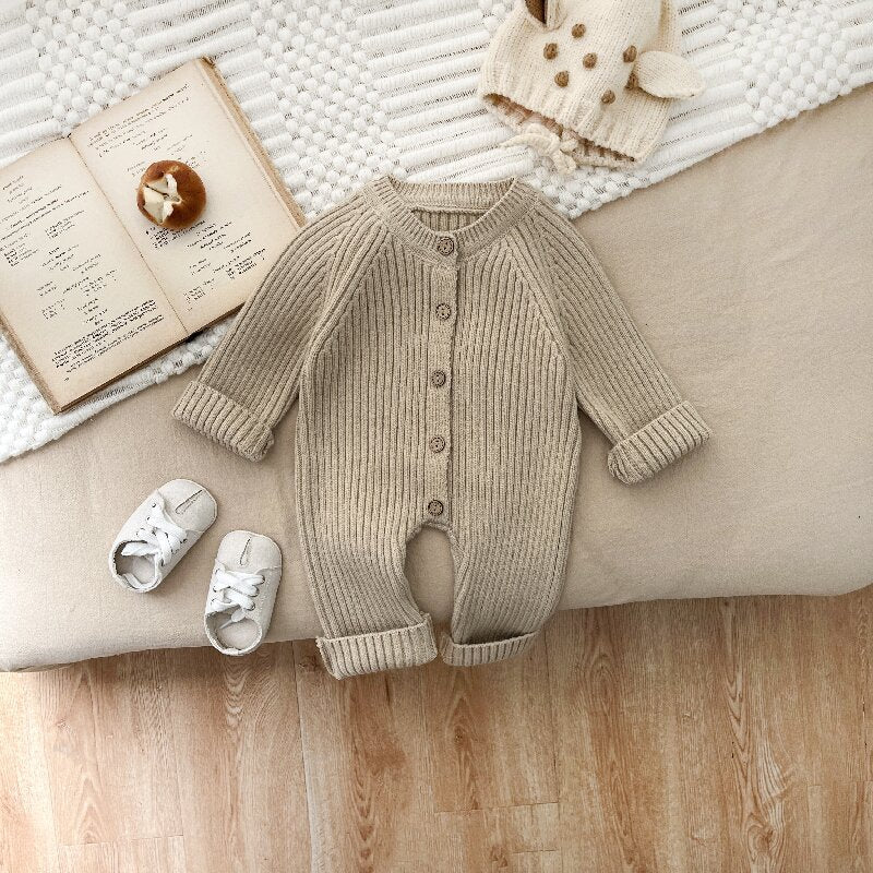 Snuggle Knit Baby Romper