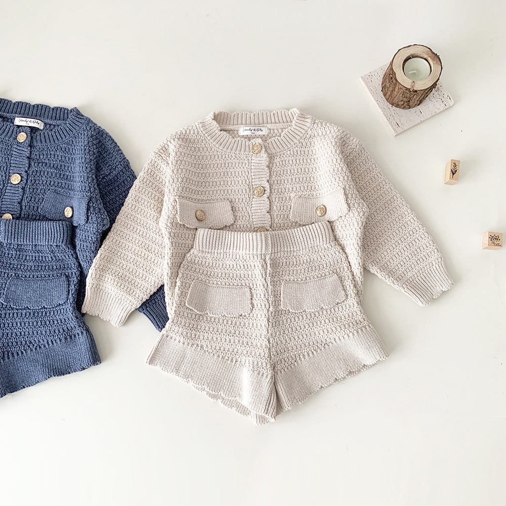 CuddleKnit Two-Piece Baby Set