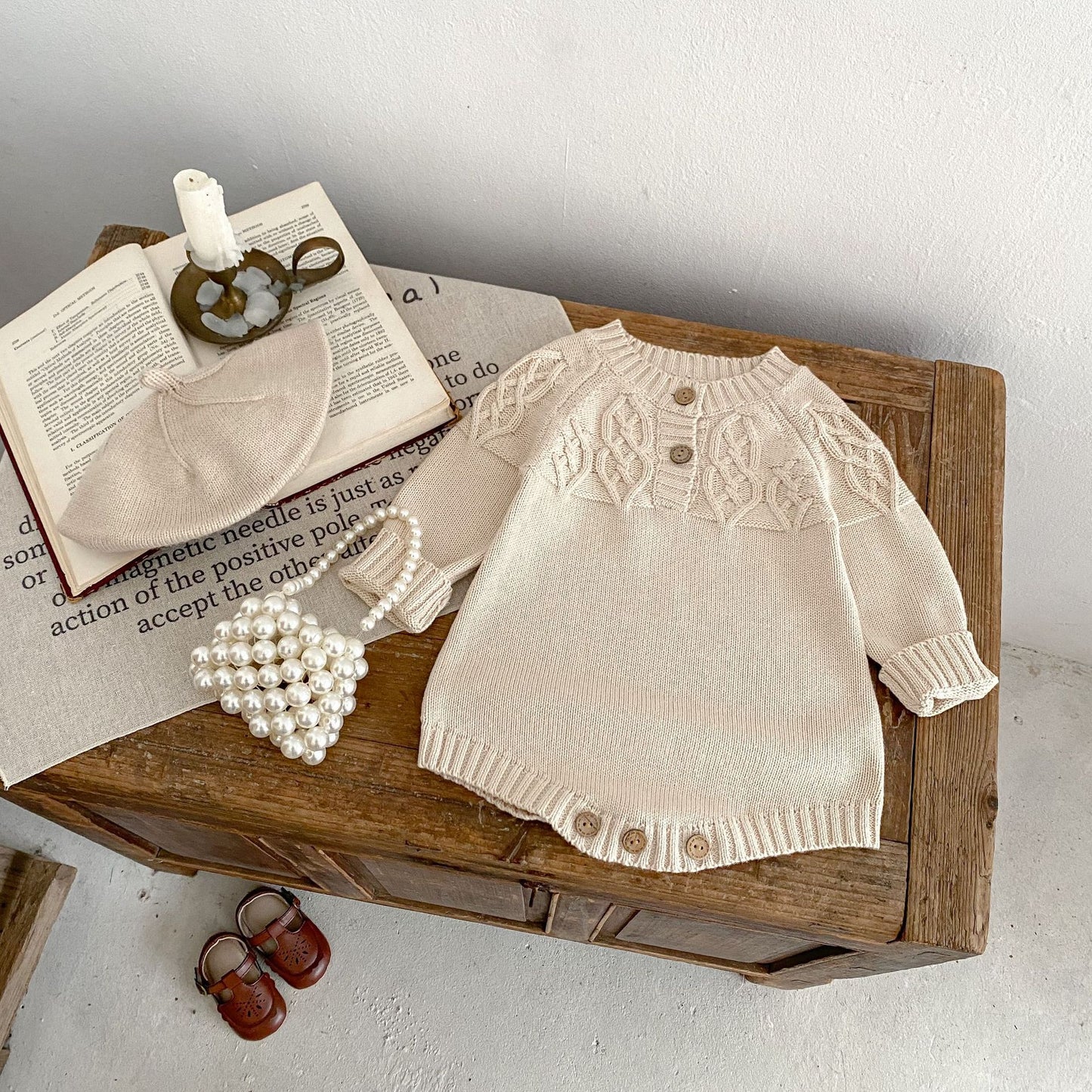 Autumn Haven Knit Romper