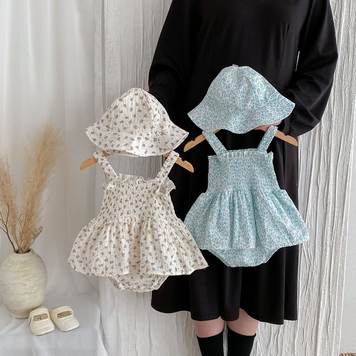 Floral Breeze Romper Set