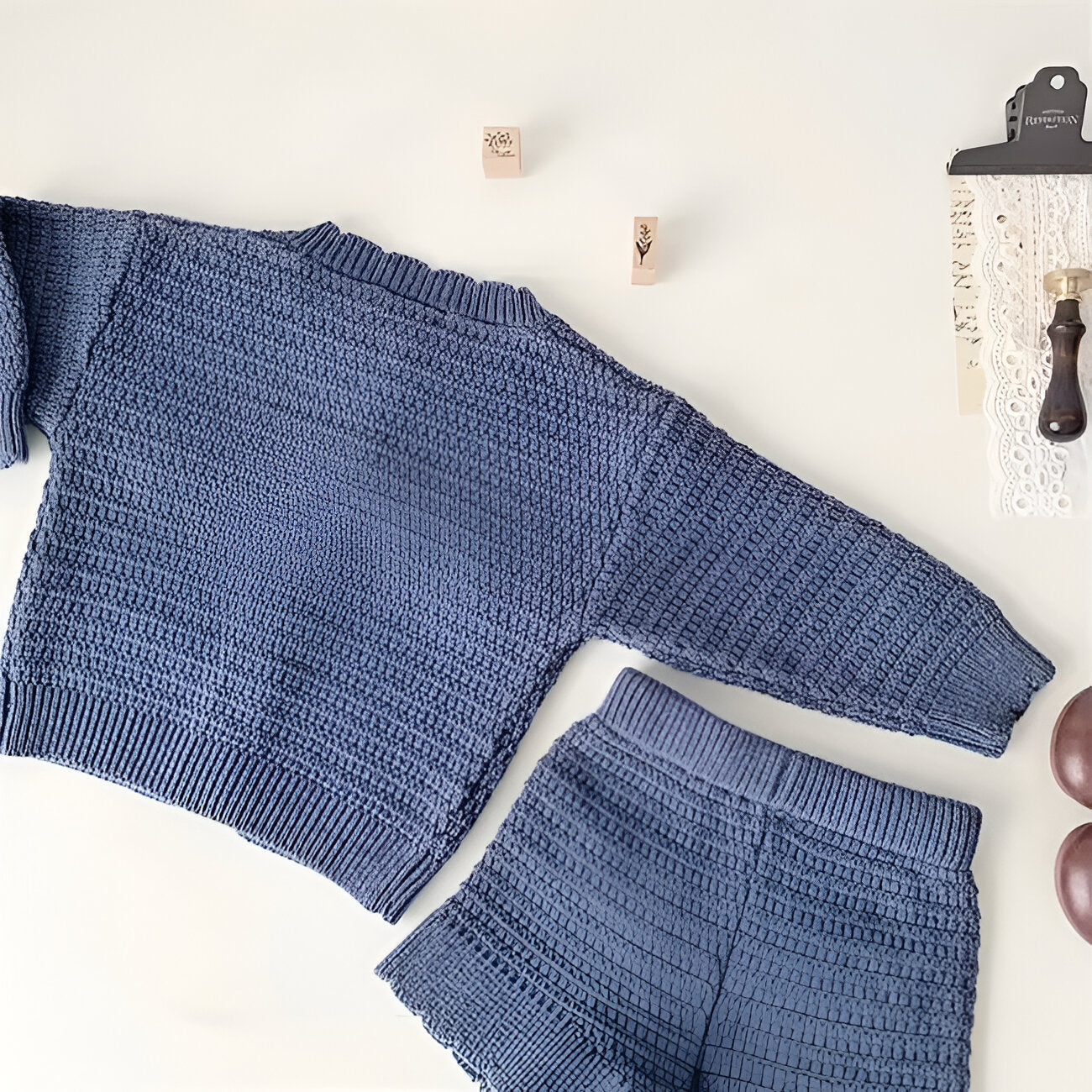 CuddleKnit Two-Piece Baby Set