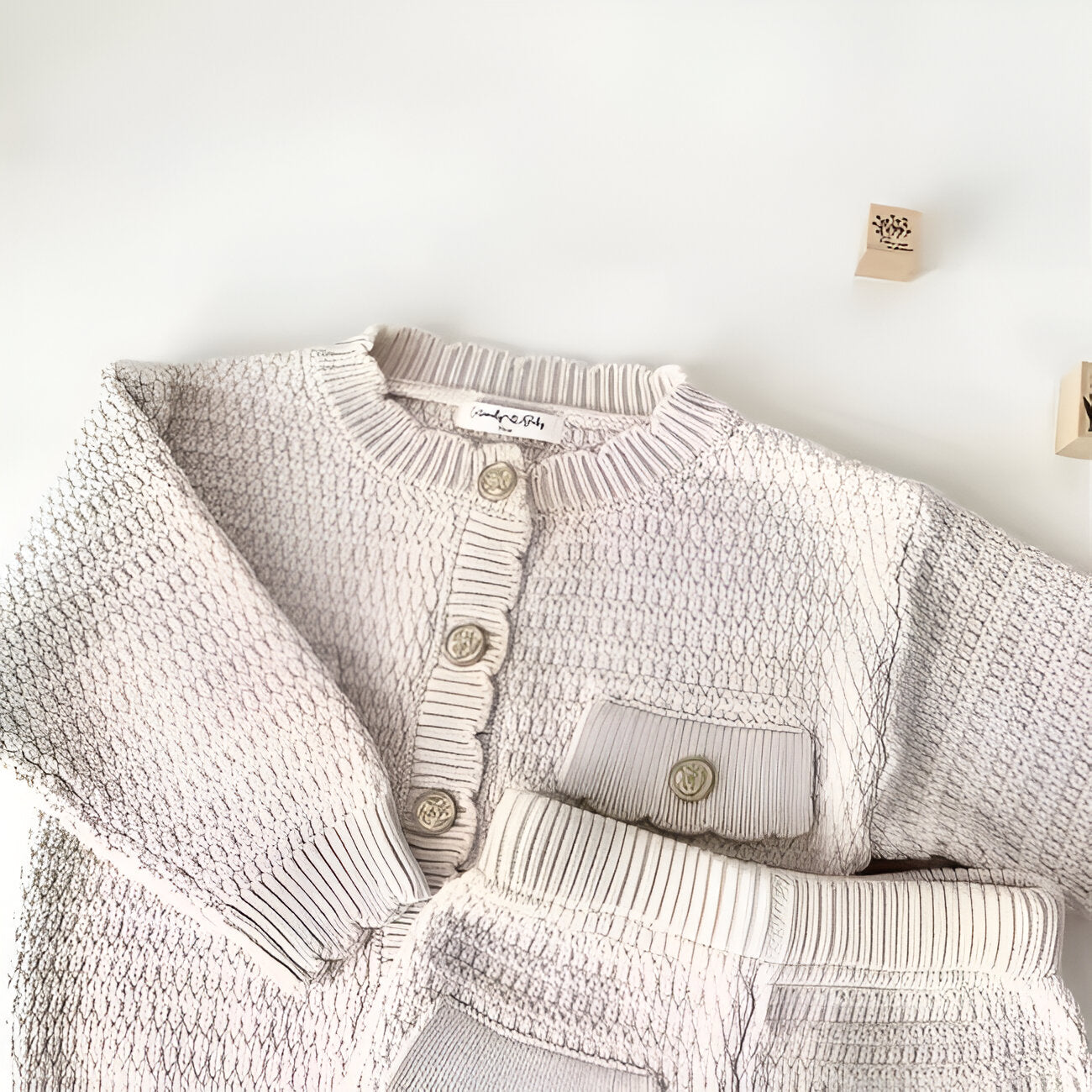 CuddleKnit Two-Piece Baby Set