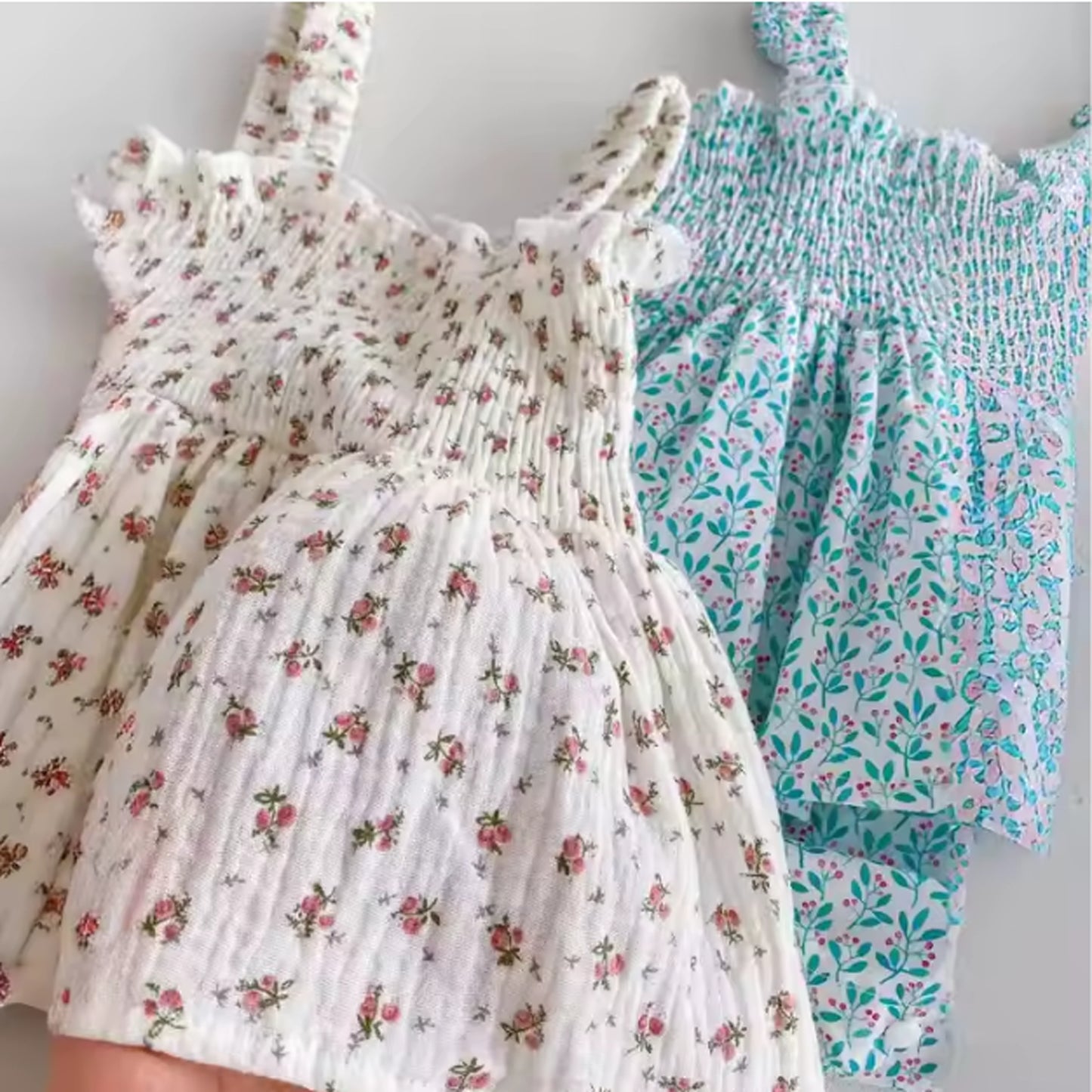 Floral Breeze Romper Set