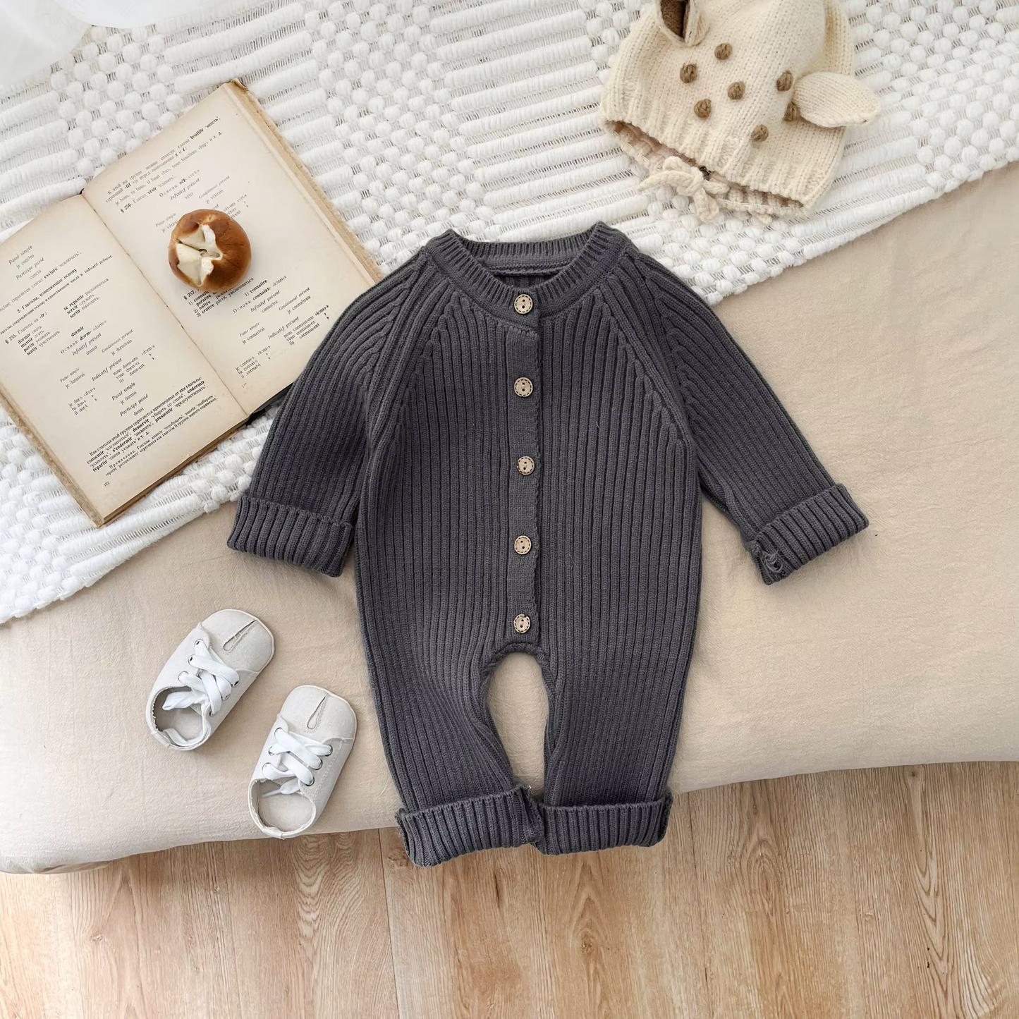 Snuggle Knit Baby Romper
