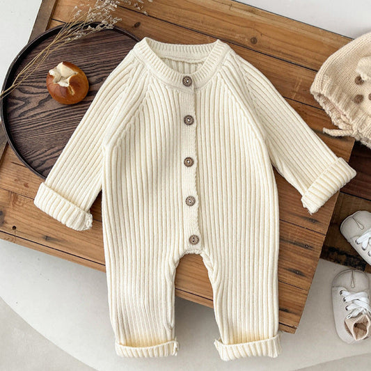 Snuggle Knit Baby Romper