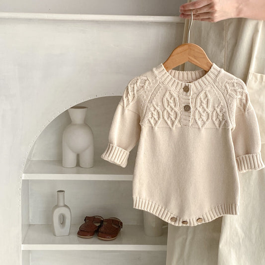 Autumn Haven Knit Romper