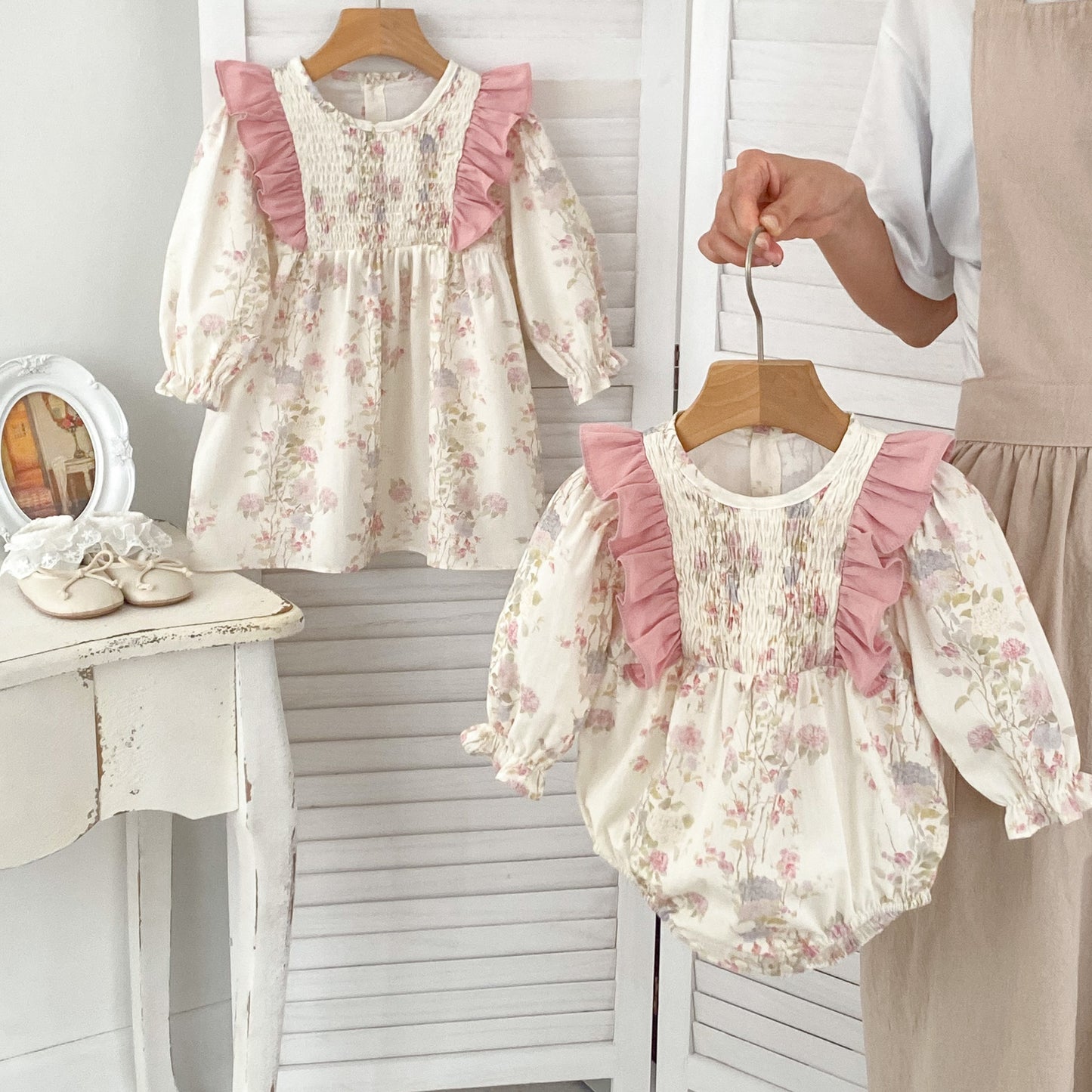 Blossom Ruffle Baby Romper