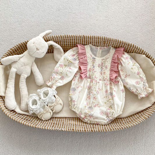 Blossom Ruffle Baby Romper