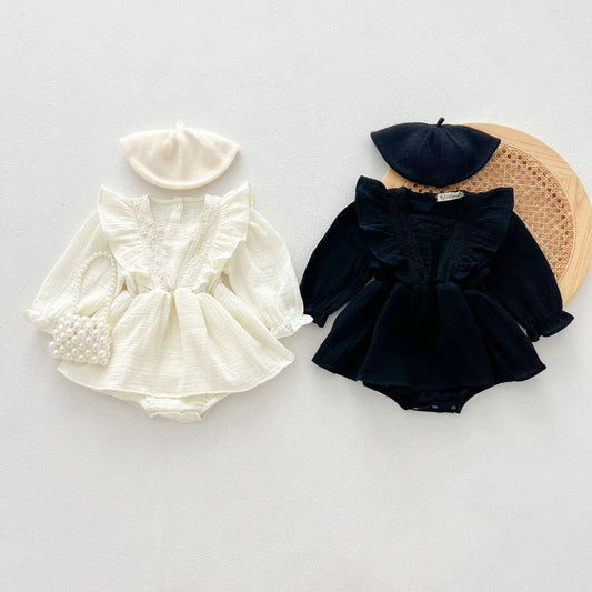 Autumn Bloom Baby Romper