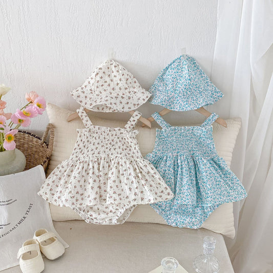 Floral Breeze Romper Set