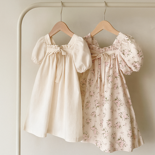Blossom Belle Puff Cotton Dress