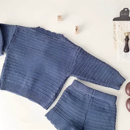 CuddleKnit Two-Piece Baby Set