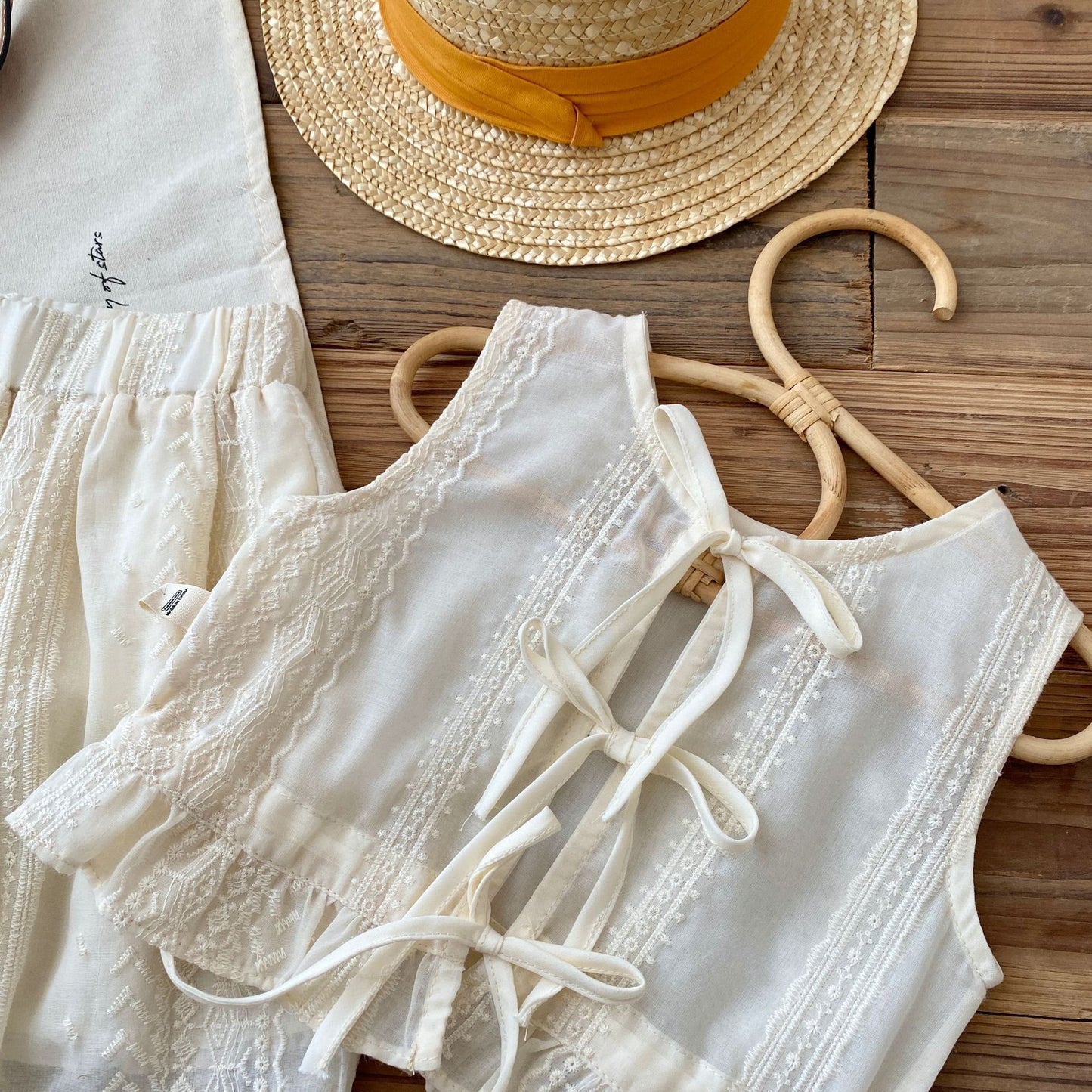 Baby Girls’ Summer Cotton Two-Piece Set